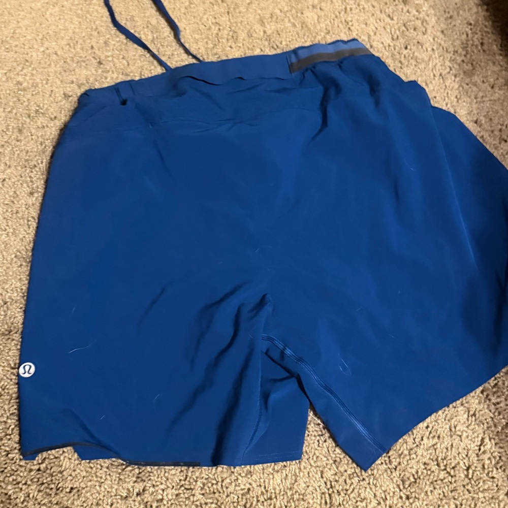 lululemon athletica Lined Men's Deep Blue Athletic Short 5”